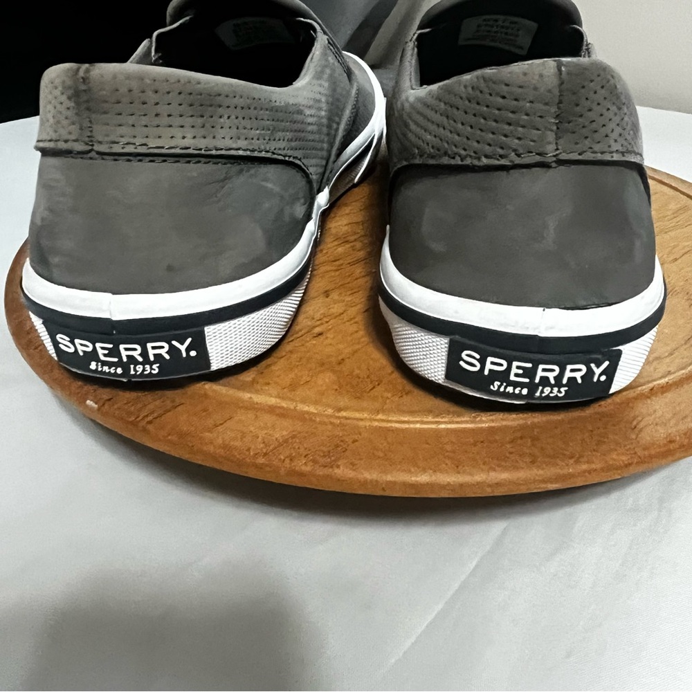Sperry Men's Gray Top Slider Slip-On Shoes Like New Condition Sz 7 - Picture 3 of 7